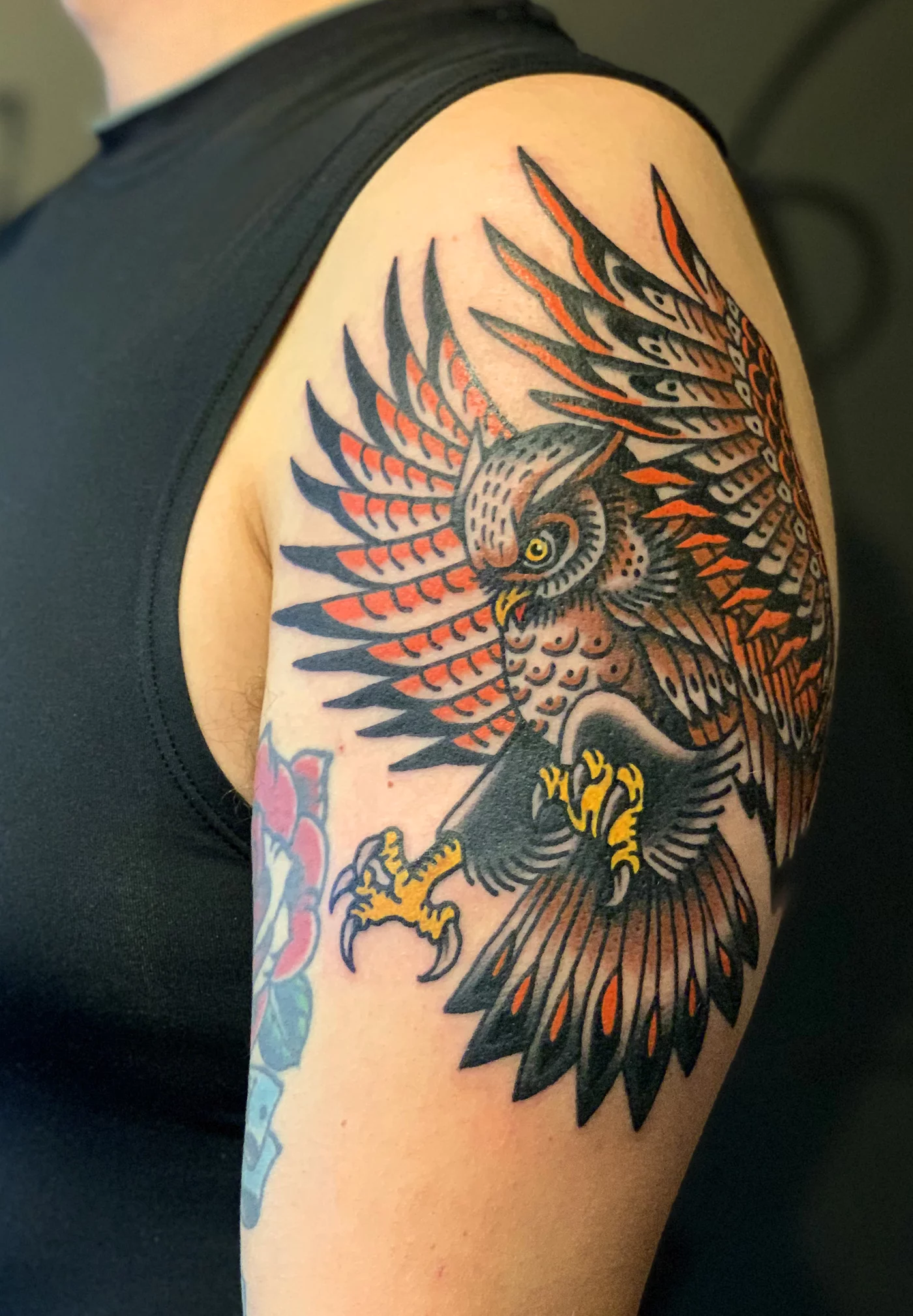 traditional eagle by Brooke Cook: TattooNOW