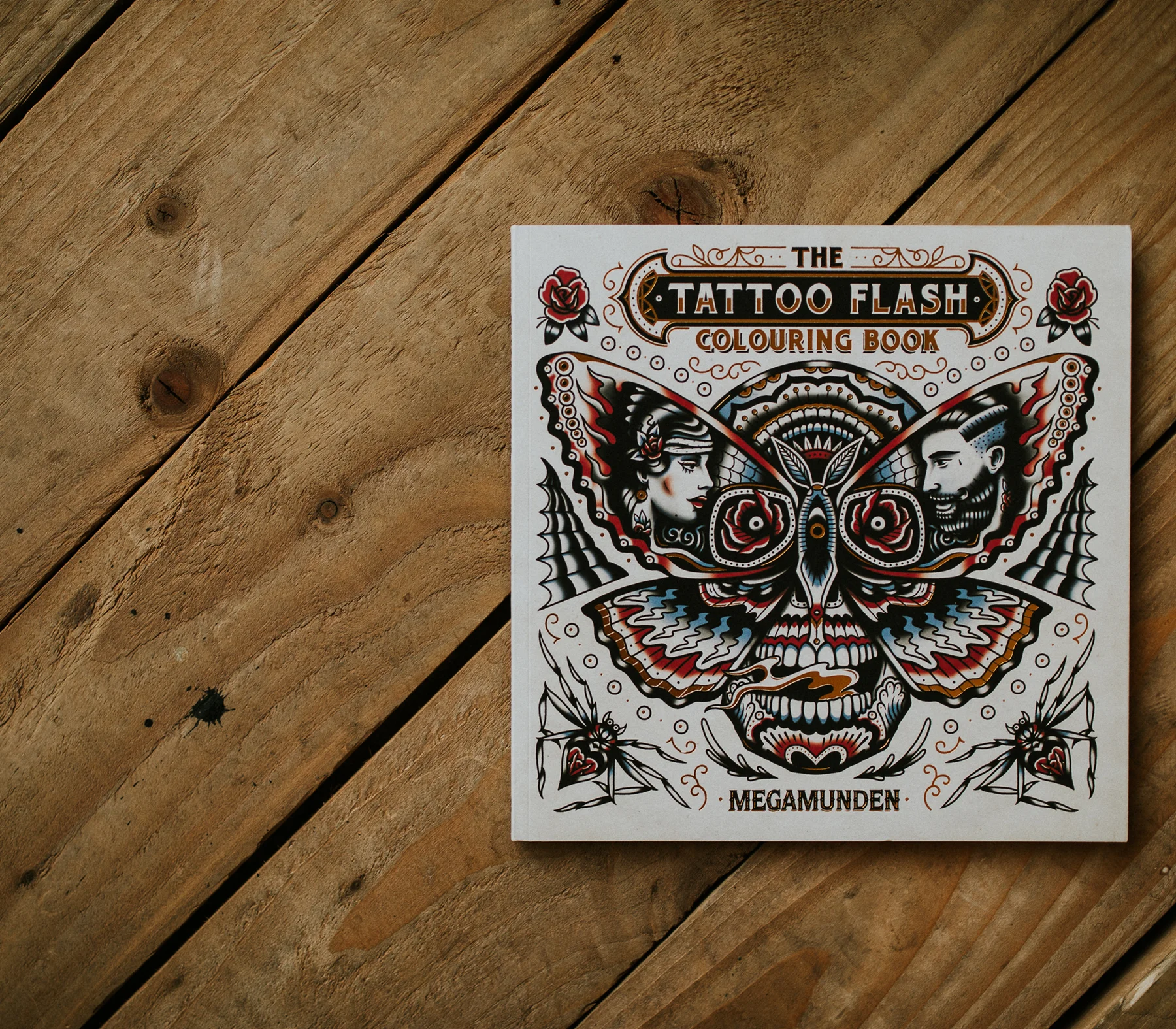 The Tattoo Flash Colouring Book by MEGAMUNDEN